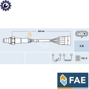 SENSOR LAMBDA 77220 PARA ABARTH 500C/595C/695C FIAT BRAVO/II SIENA PALIO 1,4 L - Imagen 1 de 9