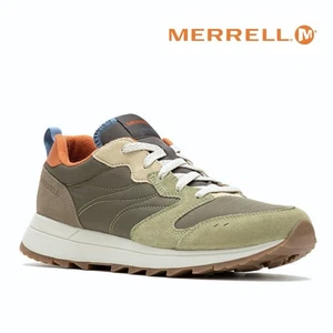 Merrell Uomo Alpine 83 Sneaker 13 Oliva Multi Usato in Ottime Condizioni Scamosciato Retrò Casual - Foto 1 di 15