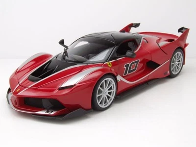 Ferrari Fxx K #10 2015 Rosso Modellino Auto 1:18 Bburago - Immagine 1 di 4