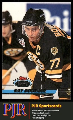 Ray Bourque 1993-94 Stadium Club #160 Boston Bruins - Image 1 of 2