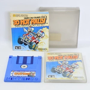 Famicom Disk 3D HOT RALLY MARIO Nintendo 0127 dk - Picture 1 of 11