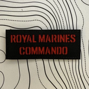 Royal Marines Commando Patch, Black And Red. UK SELLER - Picture 1 of 1