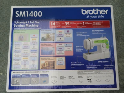 Brother - SM1400 - 14-Stitch Sewing Machine - White - Image 1 of 4
