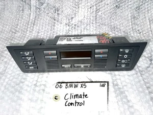 00-06 bmw x5 e53 64.11-6 927 900 auto heater ac climate control switch panel OEM - Bild 1 von 14