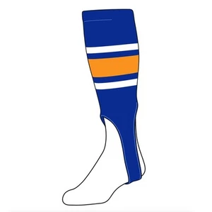 TCK Baseball Stirrups Medium (200E, 7in) Royal, White, Dk Gold - Picture 1 of 1