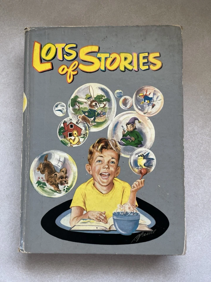 LOTS of STORIES Whitman 1946 72 Wonderful Short Illustrated Stories 1st Ed HC - Image 1 of 4