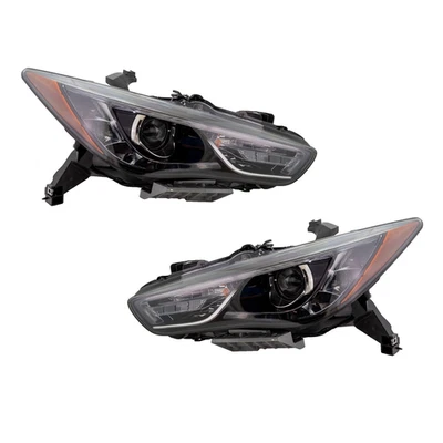 For 2016 Infiniti QX60 HID Headlight w/ AFS w/o Bulb Ballast Left+Right Pair Foto 1 de 4