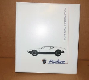 MANUAL DE SERVICIO DE FÁBRICA DETOMASO PANTERA taller reparación Ford Lincoln De Tomaso - Imagen 1 de 5