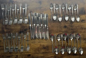 50 Stück Oneida Vintage Vinland Community Edelstahl Besteck 10 Personen Gedeck - Bild 1 von 12