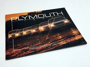 1985 Plymouth Voyager Caravelle Reliant Turismo Horizon Gran Fury Brochure - Picture 1 of 1