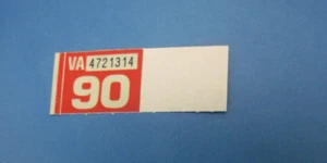 1990 Virginia Nummernschild Datum Aufkleber nie benutzt - Bild 1 von 1