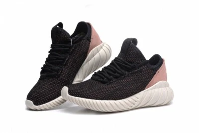 Adidas Ultraligero Tubular Doom Calcetín Tejido Negro Rosa Crudo Para Mujer Nuevo en Caja Foto 1 de 4