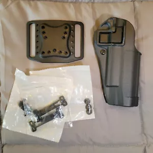 Blackhawk Serpa 1911 Holster Right OWB Belt Mount Charcoal Grey Gray Open Carry - Picture 1 of 2
