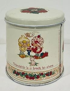Vintage Strawberry Shortcake Metal Cannister Tin 1982 - Picture 1 of 9