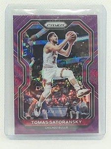 Tomas Satoransky 2020-21 Prizm NBA Purple Wave #183 Chicago Bulls - Picture 1 of 2