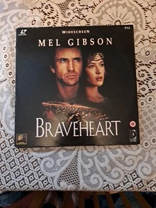 MEL GIBSON,BRAVEHEART,VINTAGE GATEFOLD 1995 DOUBLE LASERDISCS - Picture 1 of 4