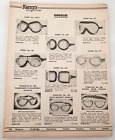 Kerry's great Britain Limited Sales Page 1950's - Driving Goggles - Advertising