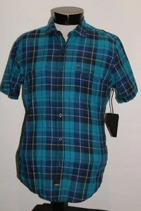 NUEVO NUEVO CON ETIQUETAS KREW/KR3W Hombres Pequeña S Camisa Abotonada Combinar Envío Descuento - Imagen 1 de 2
