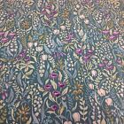 iliv SMD KELMSCOTT JADE Floral Cotton Fabric.Curtains/Upholstery/Craft/Cushions