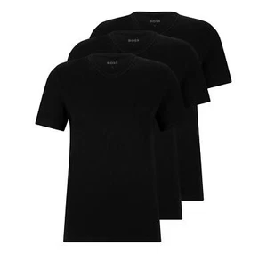 Boss T-Shirts Intimate Cotton Neck V Pack Of Three 50475285 Black - Bild 1 von 1