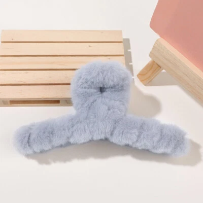 Женские большие волосы коготь пушистый волос зажим заколка краб заколки волосы аксессуары - Изображение 1 из 4