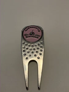 Simpsons at Carnoustie Golf Links Metal Golf Divot Tool Silver, Pink Ball Marker - Picture 1 of 4