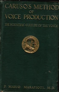 CARUSO'S METHOD OF VOICE PRODUCTION Marafioti - 1922 1st edition - Imagen 1 de 2