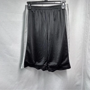 Asics Black and Gray Performance Shorts Youth 14/16 - Picture 1 of 7