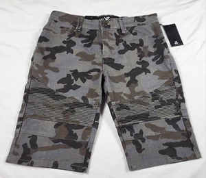 XRAY Jeans Shorts Men's 32 Gray Camouflage Streetwear Outdoor - Picture 1 of 12