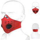 Red Face Mask Protective Filter Dust Pollen Washable Reusable PM 2.5 FM5 UK