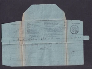 France used Telegramme 1909 London to Bornel Oise - some seperation along fold - Picture 1 of 2