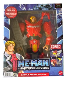 The Masters Of The Universe Deluxe Netflix He-Man Large 8.5" Action Figure NEW - Picture 1 of 2
