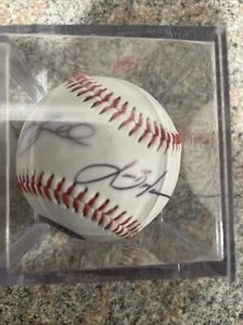 Lance Berkman / Jeff Bagwell Signed Auto Autograph Baseball - No COA - Picture 1 of 4