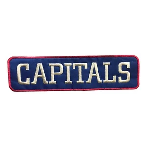 1969-70 WASHINGTON CAPS ABA BASKETBALL HARDWOOD CLASSICS 7.5" BLOCK TEXT PATCH - Picture 1 of 5