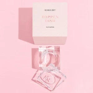 Kiara Sky Professional Nails Sprill-Proof Dappen Dish with Lid for Monomer