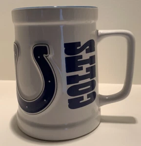 Enorme taza de café de cerámica en relieve de los Indianapolis Colts NFL de 20 oz  - Imagen 1 de 5