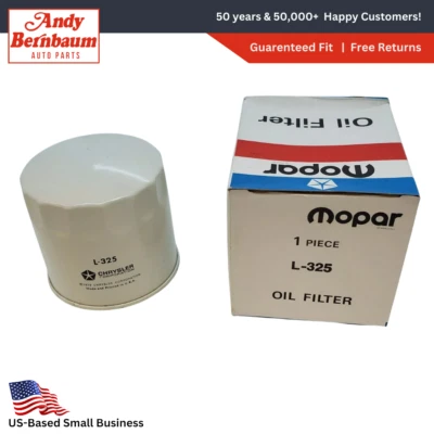 1975-2008 Alfa Romeo Bricklin Chrysler Front Side Engine Oil Filter L-325 NOS - Image 1 of 3