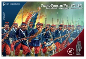 Perry Miniatures: Franco-Prussian War: French Infantry Advancing - 38 Figures - Picture 1 of 3