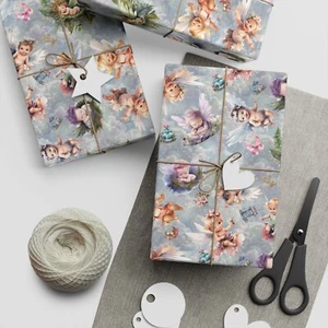 30" x 120" Gift Wrapping Paper, Gift Wrap - 5 Fairy Designs - Picture 1 of 8