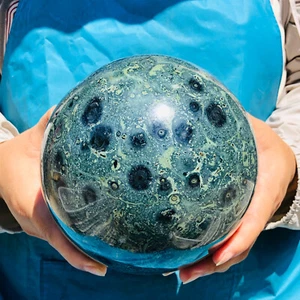 8.71LB Natural Kambaba Jasper Sphere Quartz Crystal Ball Healing - Picture 1 of 20