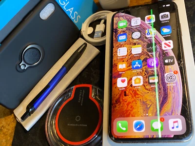 Apple iPhone XS MAX (256gb) AT&T/ Cricket (A1921) Gold {iOS13}100% *JaiIbreak - Image 1 of 4