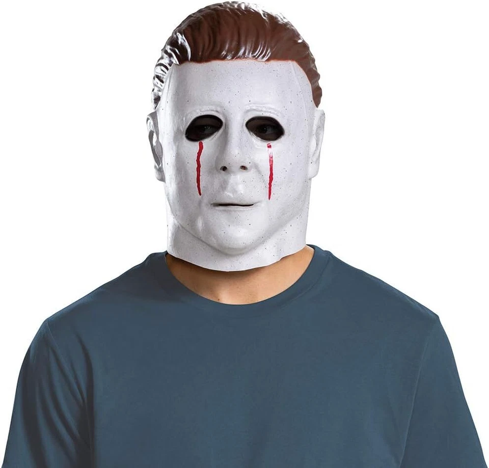 Michael Myers Vinyl Mask Halloween II Fancy Dress Up Halloween Costume Accessory - Image 1 of 1