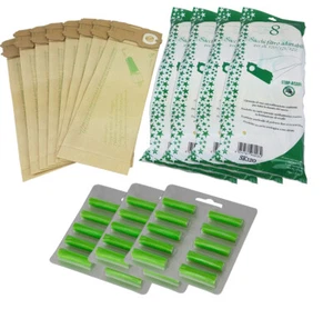 32 SACCHI SACCHETTI + 30 PROFUMI DEODORANTI ASPIRAPOLVERE FOLLETTO VK120 121 122 - Imagen 1 de 4