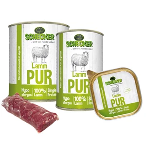 Schecker Nassfutter - 100%  Lamm pur - 24 x 410 g - fettarm - getreidefrei  - Bild 1 von 5