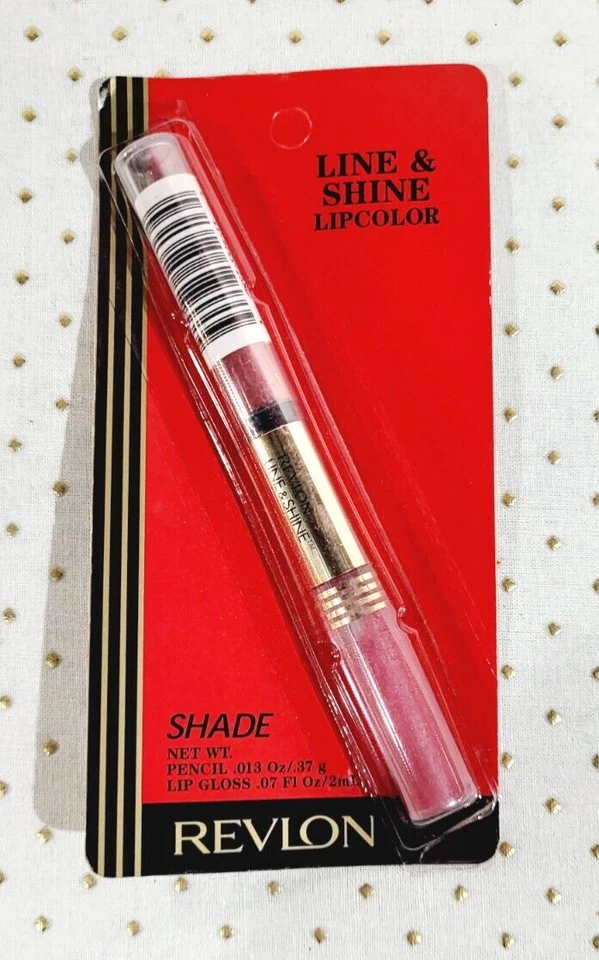 Revlon LINE & SHINE Lipcolor Lip Gloss + Liner Pencil Combo ~ MAUVE SHINE ~ NEW! - Image 1 of 1