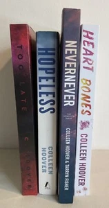 Colleen Hoover Paket x4 enthält signierte OOP Heartbones & US Hopeless Taschenbuch - Bild 1 von 24