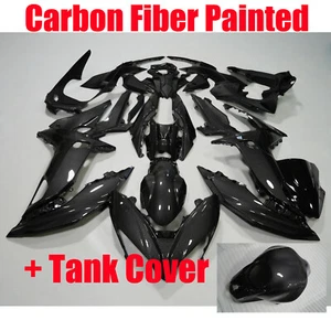 Carbon Fiber Painted Fairing Kit + TANK For Kawasaki Ninja 650 EX650 2017-2019 - Picture 1 of 9