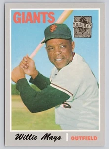 Willie Mays 1996 Topps Card # 600 New York Giants COMMEMORATIVE SET CARD 24 - Picture 1 of 2