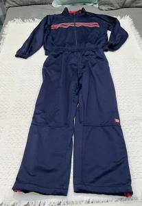 Vintage Wilson Tracksuit Adult L Large Blue Red Pockets Zippered Accents - Picture 1 of 18