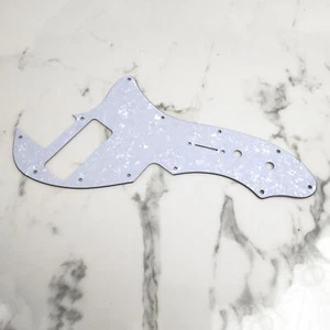 Guitar Pickguard Scratch Plate For Fender Telecaster Thinline 69 White Pearl - Picture 1 of 6